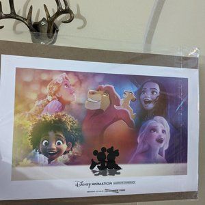 BNWT Disney Animation Immersive Experience Poster